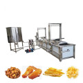 Automatic Belt Type Continuous Nuts Peanuts Frying Machine